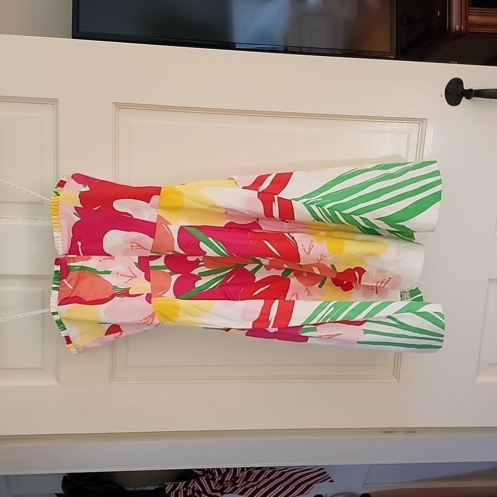 Lilly Pulitzer Lavish Blossom Floral Strapless Dress Size 2